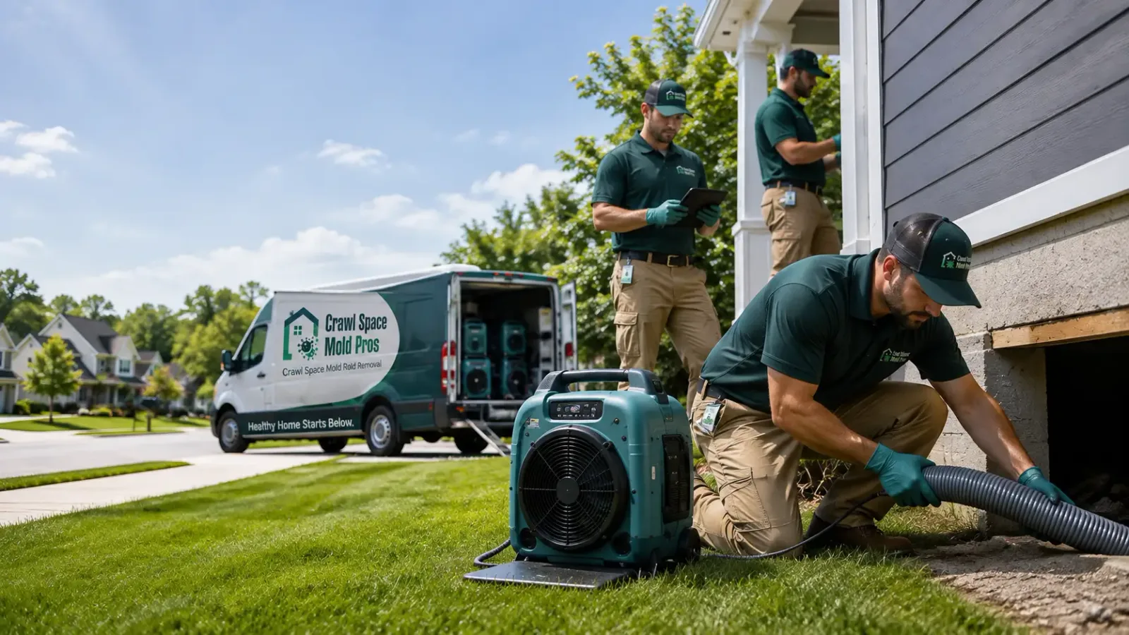 Crawl Space Mold Removal in Catlett, VA
